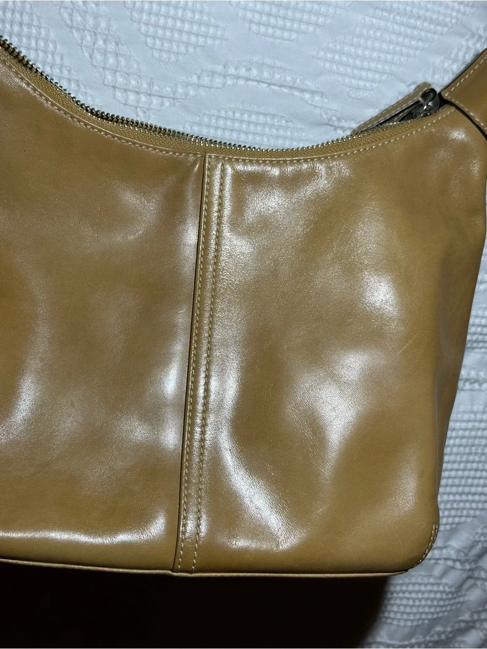 COACH Vintage Legacy British Tan Leather Convertible Shoulder Bag-9566